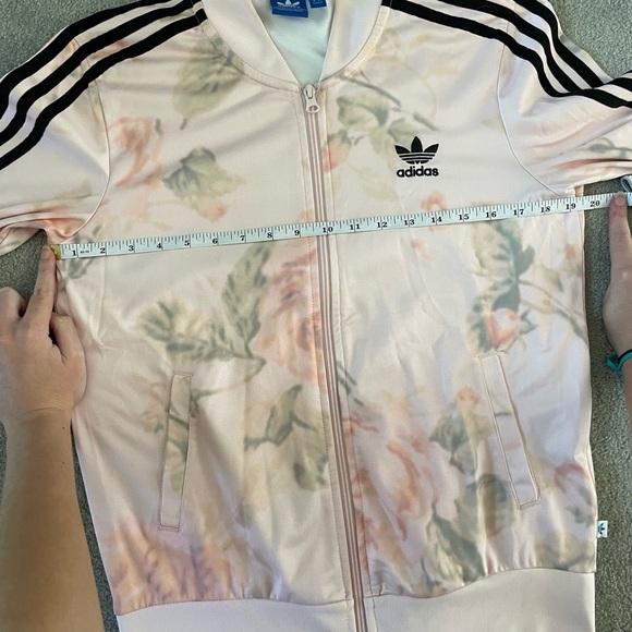 Floral Adidas Trefoil Zip Jacket - Picture 14 of 14